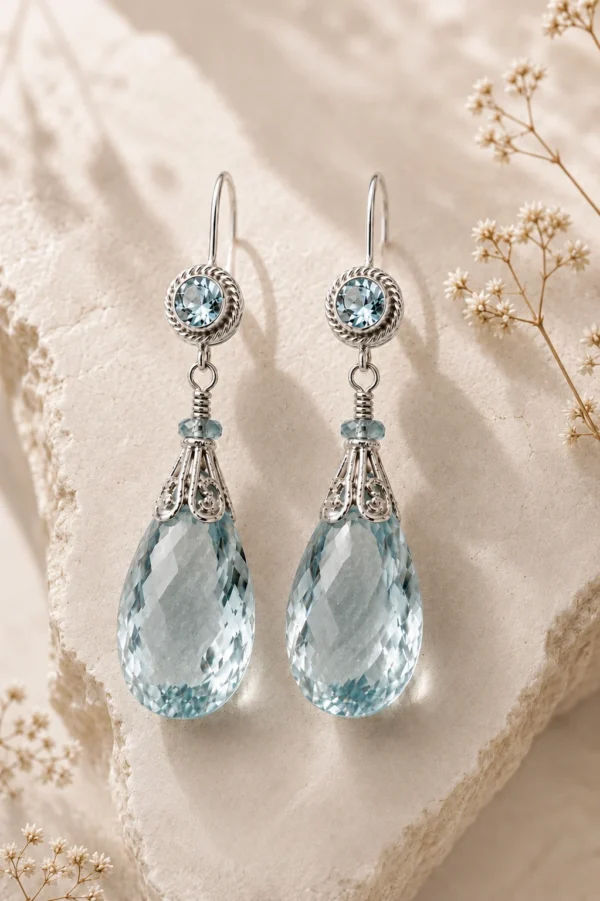 Aquamarine Earrings